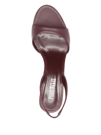 Paris Texas Lidia Sling Back Sandal T.70 In Burgundy