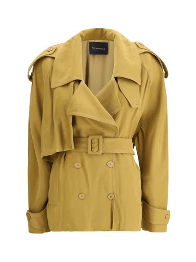 The Andamane Double-breasted Short Trench Coat