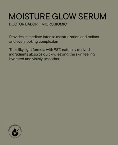 Babor Microbiomic Moisture Glow Serum 1 Oz.