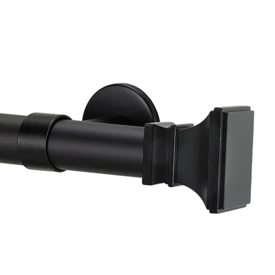 The Company Store Flared Square Finial And 1" Diameter Rod Set