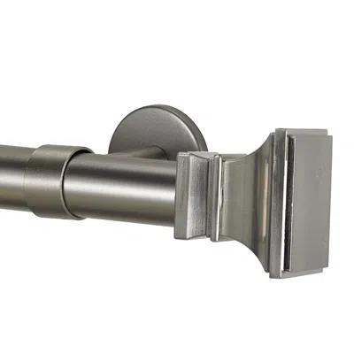 The Company Store Flared Square Finial And 1" Diameter Rod Set