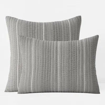 The Company Store Stripe Quilted Sham