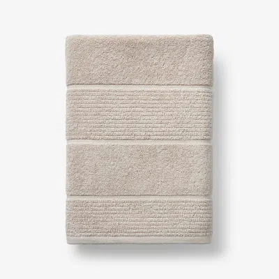 The Company Store Textured Stripe Bath Sheet