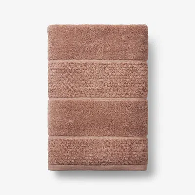 The Company Store Textured Stripe Bath Towel
