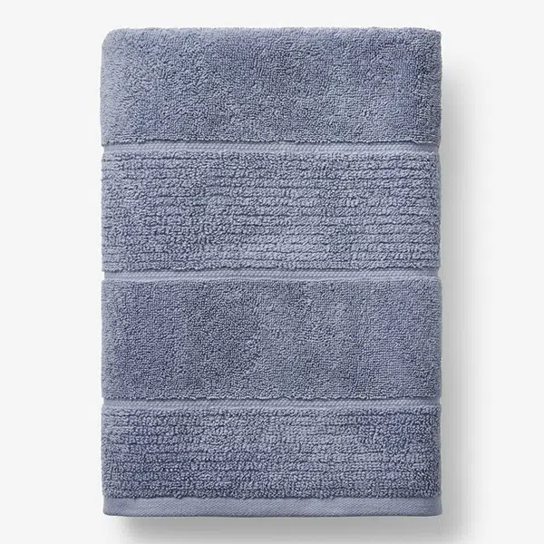 The Company Store Textured Stripe Bath Sheet