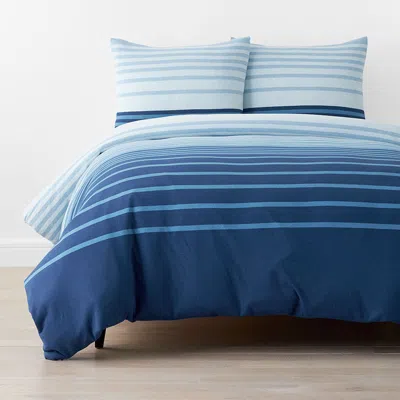The Company Store Jersey Stripe Yarn-dyed Duvet Cover Set
