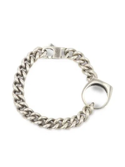 Mm6 Maison Margiela Signet Ring-charm Chain Bracelet