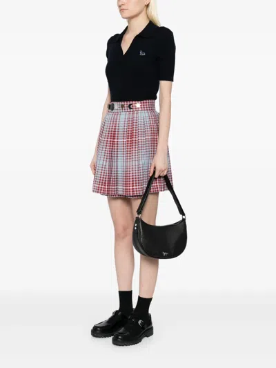 Maison Kitsuné Boogie Shoulder Bag In Black