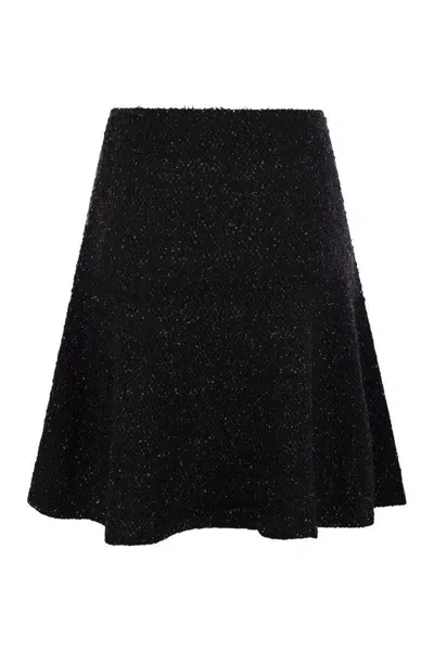 Fabiana Filippi Tweed Effect Flared Skirt