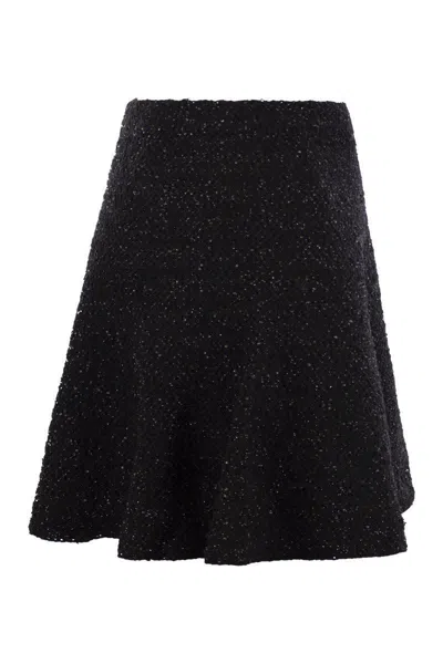 Fabiana Filippi Tweed Effect Flared Skirt