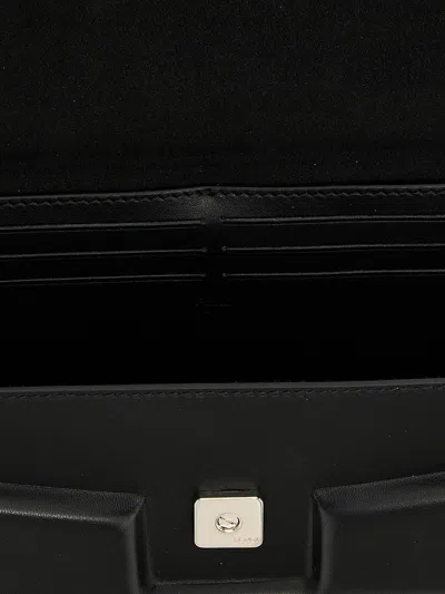 Fendi Baguette Soft Trunk Crossbody Bags Black
