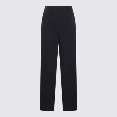 Herno Straight Leg Trousers With Elasticized Waist And Pockets