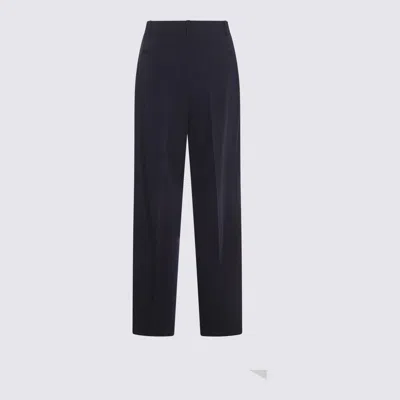 Herno Straight Leg Trousers With Elasticized Waist And Pockets