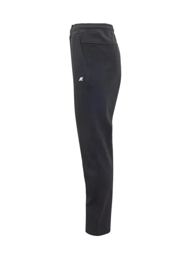 K-way Cotton Track Pants In Blue