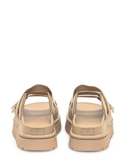 Ugg Goldenglow Slides Dark Sand