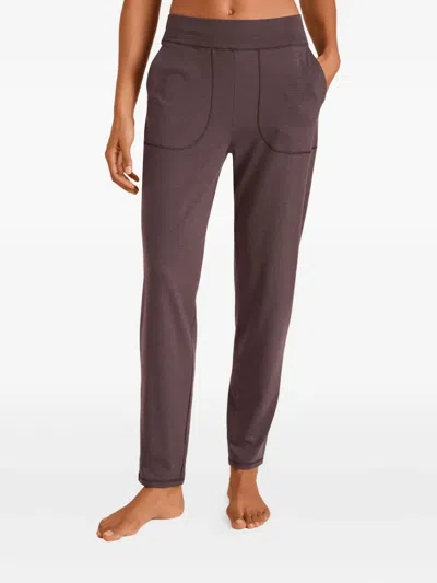Calida Deep Sleep Wear Warming Pyjama Bottoms In Brown