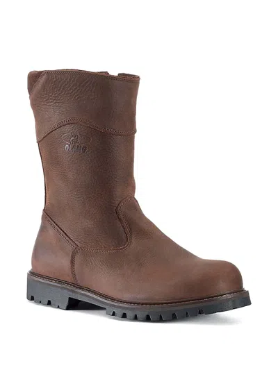 Olang Leather Boots In Brown