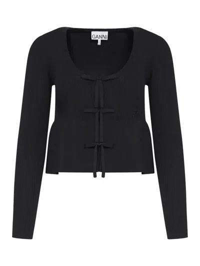 Shop Ganni Cardigan Sweater