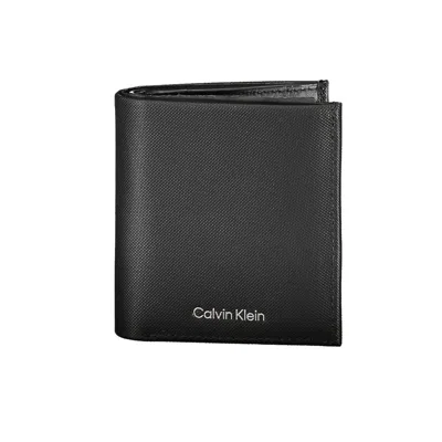 Calvin Klein Sleek Leather Bi-fold Wallet With Rfid Block