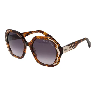 Christian Lacroix Brown Women Sunglasses In Brown
