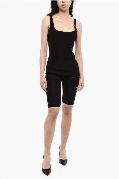 Dsquared2 Silm Fit Solid Color Jumpsuit