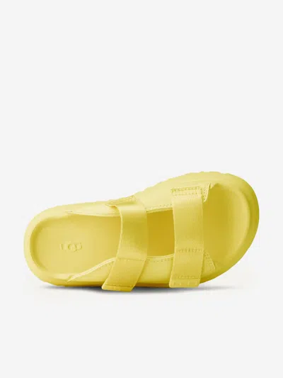 Ugg Girls Goldenglow Slide In Yellow