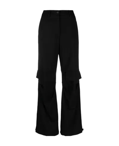 P.a.r.o.s.h Cargo Flared Trousers Side Pockets