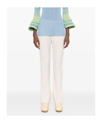 Forte Forte Golden Goose Cotton Wide-leg Sweatpants In Pink