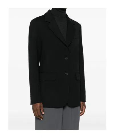 P.a.r.o.s.h Parosh Liliuxy Black Wool Jacket
