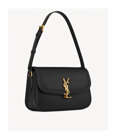 Saint Laurent Solferino Medium Shoulder Bag In Black