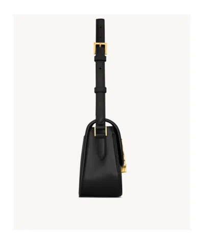 Saint Laurent Solferino Medium Shoulder Bag In Black