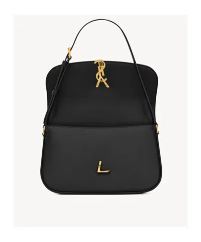 Saint Laurent Solferino Medium Shoulder Bag In Black