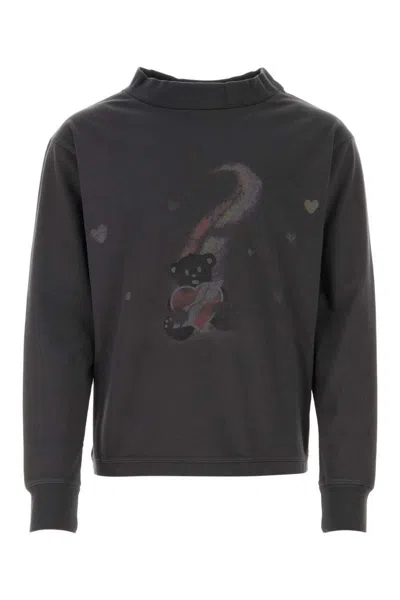 We11 Done We11done Round Neck Graphic Printed Top