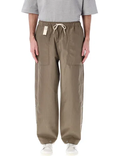 Comme Des Garçons Botton Fatigue Pant In Brown