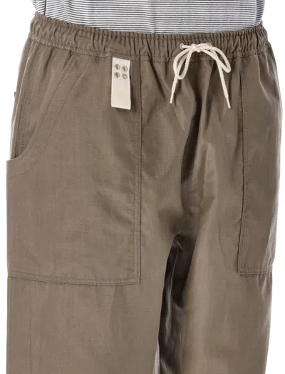 Comme Des Garçons Botton Fatigue Pant In Brown