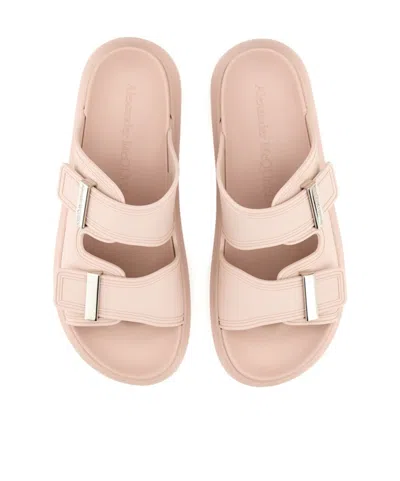Alexander Mcqueen Alexander Mc Queen Tea Rose Hybrid Sandals In Nude