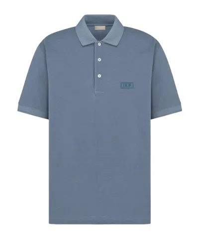 Dior Icons Polo Shirt In Blue