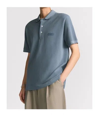Dior Icons Polo Shirt In Blue