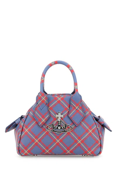 Vivienne Westwood Printed Synthetic Leather Mini Yasmine Handbag