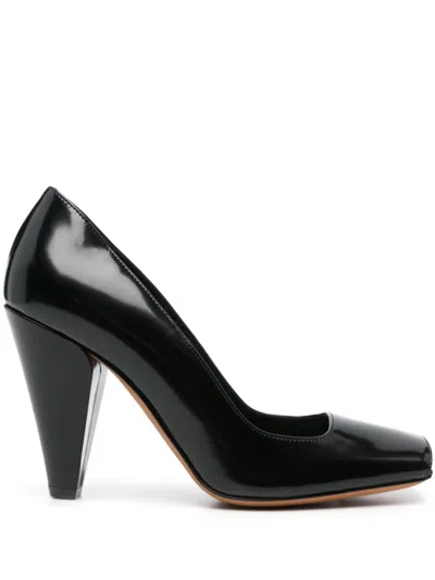 Khaite Cedar Leather Pumps In Black