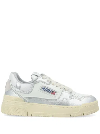Autry Clc Low Leather Sneakers In White