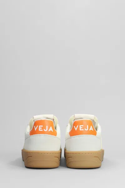 Veja V-82 Grained Leather Pure Sneakers Shoes