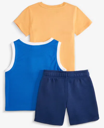 Epic Threads Toddler Boys Mesh Tank Top, T-shirt & Shorts, 3 Piece Set, Exclusively At Macy's