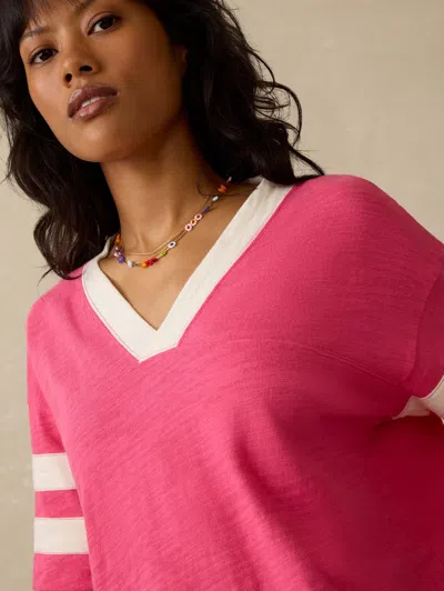 Faherty Sunwashed Slub Varsity T-shirt