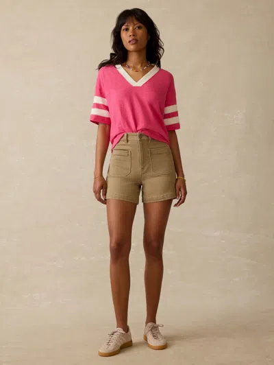 Faherty Sunwashed Slub Varsity T-shirt