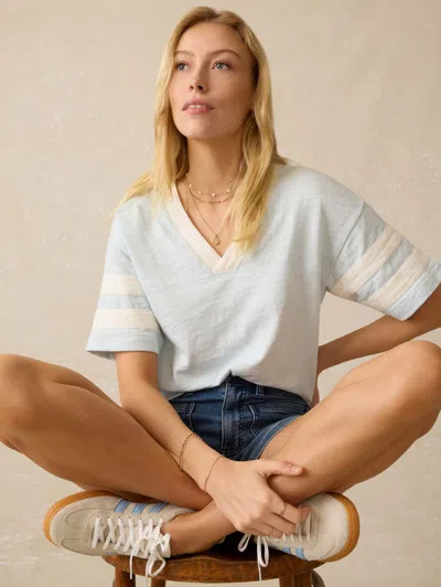 Faherty Sunwashed Slub Varsity T-shirt