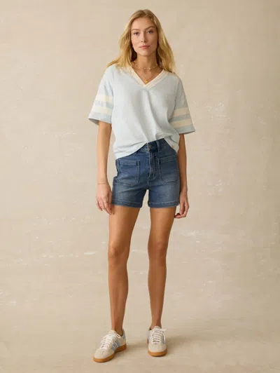 Faherty Sunwashed Slub Varsity T-shirt