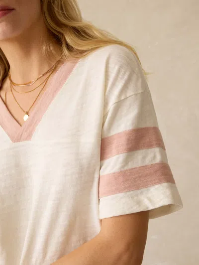 Faherty Sunwashed Slub Varsity T-shirt