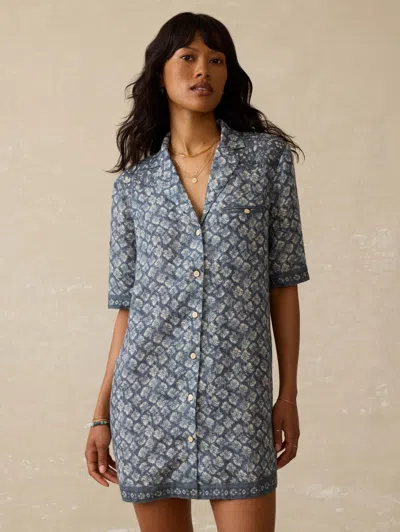 Faherty Paradise Point Linen Dress