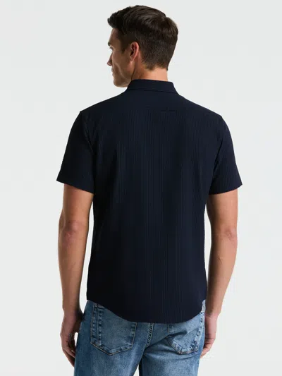 Perry Ellis Men's Stretch Seersucker Slim Fit Shirt In Blue